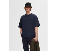 Selected Homme Herren Slhlooseoscar O-Neck Tee Noos T-Shirt, Sky Captain, XL EU