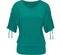 Rundhalsshirt smaragd 40/42
