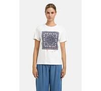 Rundhalsshirt SMITH & SOUL, Damen, Gr. M, marine, Single Jersey, Material: 100% Baumwolle, bedruckt, regular fit normal, Rundhals, eingesetzt gerader Abschluss, Shirts Rundhalsshirt, aus Baumwolle (76