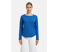 Rundhalsshirt SMITH & SOUL, Damen, Gr. S, royal, Sweatware, Material: 100% Baumwolle, unifarben, regular fit normal, Rundhals, Raglanärmel gerader Abschluss, Shirts Rundhalsshirt, aus Baumwolle (13385