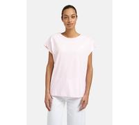 Rundhalsshirt SMITH & SOUL, Damen, Gr. XL, candy, Single Jersey, Material: 100% Baumwolle, unifarben, oversize normal, Rundhals, angeschnitten, Shirts Rundhalsshirt, mit überschnittener Schulter (5281
