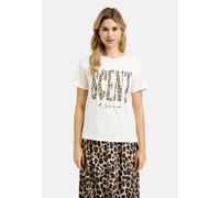 Rundhalsshirt SMITH & SOUL, Damen, Gr. XS, camel print, Single Jersey, Material: 100% Baumwolle, bedruckt, bestickt, regular fit normal, Rundhals, eingesetzt gerader Abschluss, Shirts Rundhalsshirt, a