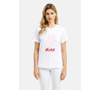 Rundhalsshirt SMITH & SOUL, Damen, Gr. XS, rosa (light pink print), Single Jersey, Material: 100% Baumwolle, bedruckt, bestickt, regular fit normal, Rundhals, eingesetzt gerader Abschluss, Shirts Rund