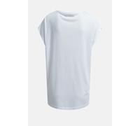 Rundhalsshirt SMITH & SOUL, Damen, Gr. XXL, blau (jeans blau print), Material: 50% Baumwolle, 50% Modal, bedruckt, regular fit normal, angeschnitten gerader Abschluss, Shirts Rundhalsshirt, mit Baumwo