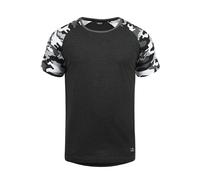 Rundhalsshirt SOLID "Rundhalsshirt SDCahil", Herren, Gr. L, grau (dar grau m), Obermaterial: 100% Baumwolle CO., Shirts Rundhalsshirt (83396711-L) dar grau m