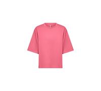Rundhalsshirt SOYACONCEPT "SC-BANU 231", Damen, Gr. L, rapture rose, Single Jersey, Obermaterial: 48% Modal, 48% Polyester, 4% Elasthan, unifarben, hüftlang, Rundhals, Shirts Rundhalsshirt (25330747-L