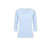 Rundhalsshirt SOYACONCEPT "SC-PYLLE 175", Damen, Gr. S, windsurfer, Single Jersey, Obermaterial: 58% Baumwolle, 36% Polyester, 6% Elasthan, unifarben, figurumspielend normal, Rundhals, Shirts Rundhals