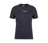 Rundhalsshirt SPORTALM KITZBÜHEL, Damen, Gr. 38, schwarz, Single Jersey, Obermaterial: 97% Polyester, 3% Elasthan, clean, unifarben, tailliert hüftlang, V-Ausschnitt, Shirts Rundhalsshirt, in trendige