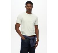 Rundhalsshirt SUPERDRY "ATHLETIC EMBOSS RELAXED TEE", Herren, Gr. M, blau (valley blau), Single Jersey, Obermaterial: 100% Baumwolle, bedruckt, relaxed fit normal, Rundhals, Shirts Rundhalsshirt (9264