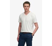 Superdry Classic Cotton Linen Vee Kurzarm-t-shirt Mit V-ausschnitt