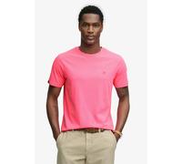 Rundhalsshirt SUPERDRY "CLASSIC ESSENTIAL NEON TEE", Damen, Gr. 3XL, punch pink, Single Jersey, Obermaterial: 100% Baumwolle, unifarben, relaxed fit normal, Rundhals, Shirts Rundhalsshirt (95125067-XX