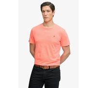 Rundhalsshirt SUPERDRY "CLASSIC ESSENTIAL NEON TEE", Herren, Gr. L, torch flame orange, Single Jersey, Obermaterial: 100% Baumwolle, unifarben, relaxed fit normal, Rundhals, Shirts Rundhalsshirt, Rela
