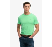 Rundhalsshirt SUPERDRY "CLASSIC ESSENTIAL NEON TEE", Damen, Gr. M, acid grün, Single Jersey, Obermaterial: 100% Baumwolle, unifarben, relaxed fit normal, Rundhals, Shirts Rundhalsshirt (70796752-M) ac