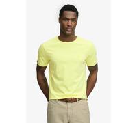 Rundhalsshirt SUPERDRY "CLASSIC ESSENTIAL NEON TEE", Damen, Gr. XXL, neon gelb lime, Single Jersey, Obermaterial: 100% Baumwolle, unifarben, relaxed fit normal, Rundhals, Shirts Rundhalsshirt (3962791