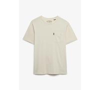Rundhalsshirt SUPERDRY "CLASSIC ESSENTIAL POCKET TEE", Herren, Gr. L, rainy day grau, Single Jersey, Obermaterial: 100% Baumwolle, unifarben, relaxed fit normal, Rundhals, Shirts Rundhalsshirt, mit st