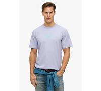 Rundhalsshirt SUPERDRY "CORE LOGO CITY T SHIRT", Herren, Gr. XXL, lila (city lila), Single Jersey, Obermaterial: 100% Baumwolle, bedruckt, loose fit normal, Rundhals, Shirts Rundhalsshirt (28915356-XX