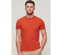 Rundhalsshirt SUPERDRY "ESSENTIAL LOGO EMB TEE", Damen, Gr. 3XL, orange (bright orange), Single Jersey, Obermaterial: 100% Baumwolle, unifarben, slim fit hüftlang, Rundhals, Shirts Rundhalsshirt (2365