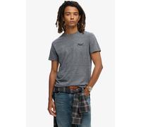 Rundhalsshirt SUPERDRY "ESSENTIAL LOGO EMB TEE", Herren, Gr. 3XL, blau (eclipse navy), Single Jersey, Obermaterial: 100% Baumwolle, unifarben, slim fit hüftlang, Rundhals, Shirts Rundhalsshirt (459028