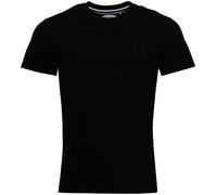 Rundhalsshirt SUPERDRY "Vintage Logo Emb Te", Herren, Gr. L (48), schwarz, Single Jersey, Obermaterial: 100% Baumwolle, unifarben, schmal hüftbedeckend, Rundhals, gerader Abschluss, Shirts Rundhalsshi