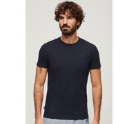 Rundhalsshirt SUPERDRY "Vintage Logo Emb Te", Herren, Gr. XXL (52), blau (navy), Single Jersey, Obermaterial: 100% Baumwolle, unifarben, schmal hüftbedeckend, Rundhals, gerader Abschluss, Shirts Rundh