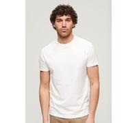 Rundhalsshirt SUPERDRY "Vintage Logo Emb Te", Herren, Gr. XXL (52), weiß (optic), Single Jersey, Obermaterial: 100% Baumwolle, unifarben, schmal hüftbedeckend, Rundhals, gerader Abschluss, Shirts Rund