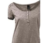 Rundhalsshirt taupe 46