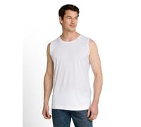 Rundhalsshirt TOM TAILOR, Damen, Gr. XL, weiß, Single Jersey, Obermaterial: 100% Baumwolle, unifarben, regular fit hüftbedeckend, Rundhals, Shirts Rundhalsshirt, 2er Pack Shirts mit Rundhals und ohne