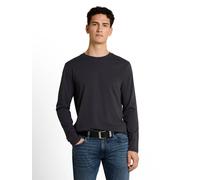 Rundhalsshirt TOM TAILOR DENIM, Herren, Gr. XXL, grau (coal grau), Single Jersey, Obermaterial: 100% Baumwolle, Rundhals, Shirts Rundhalsshirt (40314822-XXL) coal grau