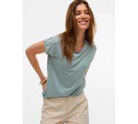 Vero Moda Relaxed Fit T-Shirt mit fixiertem Umschlag Modell 'MAVA' in Schilf, Größe M