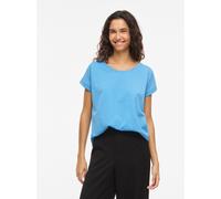 Rundhalsshirt VILA "VIDREAMERS NEW PURE T-SHIRT/SU-NOOS", Damen, Gr. XL, all aboard, Jersey, Obermaterial: 50% Baumwolle, 50% Polyester, unifarben, regular fit normal, Rundhals, Shirts Rundhalsshirt,