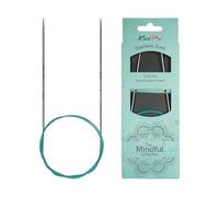 KnitPro Rundstricknadel Mindful 36111 – 2,00 mm × 100 cm – Blaugrün – Englisch