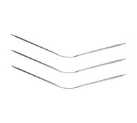 Rundstricknadeln,Stricknadeln Rundstricknadeln,3-teiliges Stricknadel-Set aus Edelstahl | 23 cm -Stricknadel-Set zum Stricken von Puppen, Pullovern, Socken, Decken, Fäustlingen