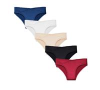 Rungassi - 5er Set Damen Slip Unterhose aus Baumwolle 9085 M - Gr. - M