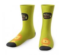 Rungassi Kinder Socken Zaubersocken Gr. 29-35 Geschenk la vida (DE/NL/SE/PL, Numerisch, 29, 35, Regular, Löwe Grün - 3753341)