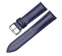 RUNMIND Geunine-Leder-Uhrenarmband, Retro-Leder-Uhrenarmband, Leder-Uhrenarmband mit Edelstahl-Schnalle, 16 mm, Leder