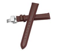 RUNMIND Uhrenarmbänder mit Butterfly-Schließe aus echtem Leder, Ersatzarmband für Herren und Damen, Uhrenarmband aus Leder, Schnellverschluss, 20 mm, Leder