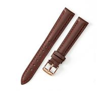 RUNMIND Uhrenarmband aus echtem Leder, mit Schnellentriegelung, Retro-Lederarmband, Ersatz-Uhrenarmband, 10 mm, Leder