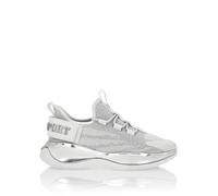 Sneaker PLEIN SPORT "Runner Sneaker The Iron Tiger Gen.x.02", Gr. 46, weiß (01, weiß), Schuhe (95557640-46) 01, weiß