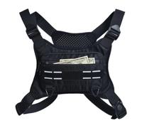 Running Belt for Cell Phone - Waterproof Bag | Cell Phone Jogging Running Belt | Protects Phone / Money / Card / Keys, Ideal for Swimming, Rafting, Kayaking Reflective Chest Pocket Adjustable, Schwarz