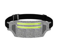 Running Waist Belt, Waterproof Fitness Pouch, Reflective Strips for Safety, Adjustable Hydration Pack, 13.39x7.09x5.12 Inches Lightweight Storage for Jogging, Cycling and Marathons, grau,