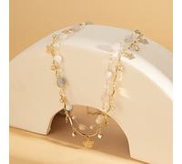 RUNRAYAY Perlenkette mit Bauchketten-Gürtel für Damen mit geschichteten Schönheitsketten Tanz Pary Schönheitsschmuck, 27-37 Zoll