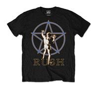 Rush by Gordon Rush Herren T-Shirt Starman Glow, Schwarz (Black), XL