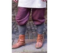 Rushose Ivar Fischgrät Bordeaux/Grau M