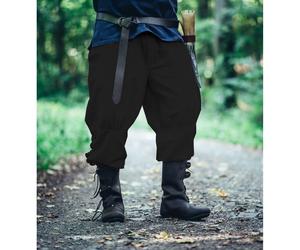 Rushose mit Beinschnürung Schwarz ""Magnus"" XS