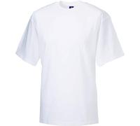 Russel Europe Herren Marken T-Shirt, Farbe:White, Größe:4XL