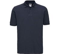 Russel Europe Men`s Classic Cotton Herren Polo Shirt, Größe:2XL, Farbe:French Navy
