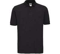 Russell Men's Classic Cotton Polo - Black - S