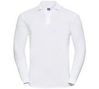 Russell Adults Long Sleeve Classic Cotton Polo-Shirt Herren langarm Seitenschlitze R-569L-0 classic red M