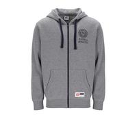 Russell Athletic A30402-CJ-090 ATH-Zip Through Hoody Sweatshirt Herren Collegiate Grey Marl Größe L