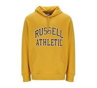Russell Athletic E36072-NG-355 ICONIC2-PULL Over Hoody Sweatshirt Herren Nugget Gold Größe L
